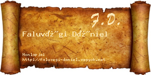 Faluvégi Dániel névjegykártya