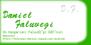 daniel faluvegi business card